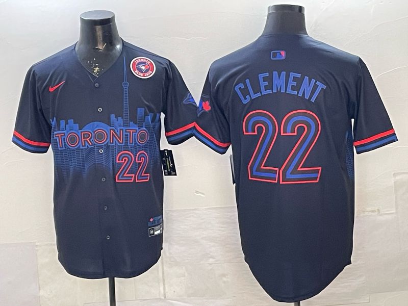 Men Toronto Blue Jays #22 Clement Black 2026 Nike Game MLB Jersey 006->toronto blue jays->MLB Jersey